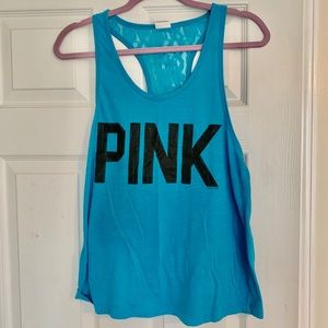PINK VS tank top💙🔹